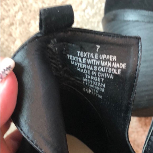 SOLD- Black booties - Picture 2 of 3